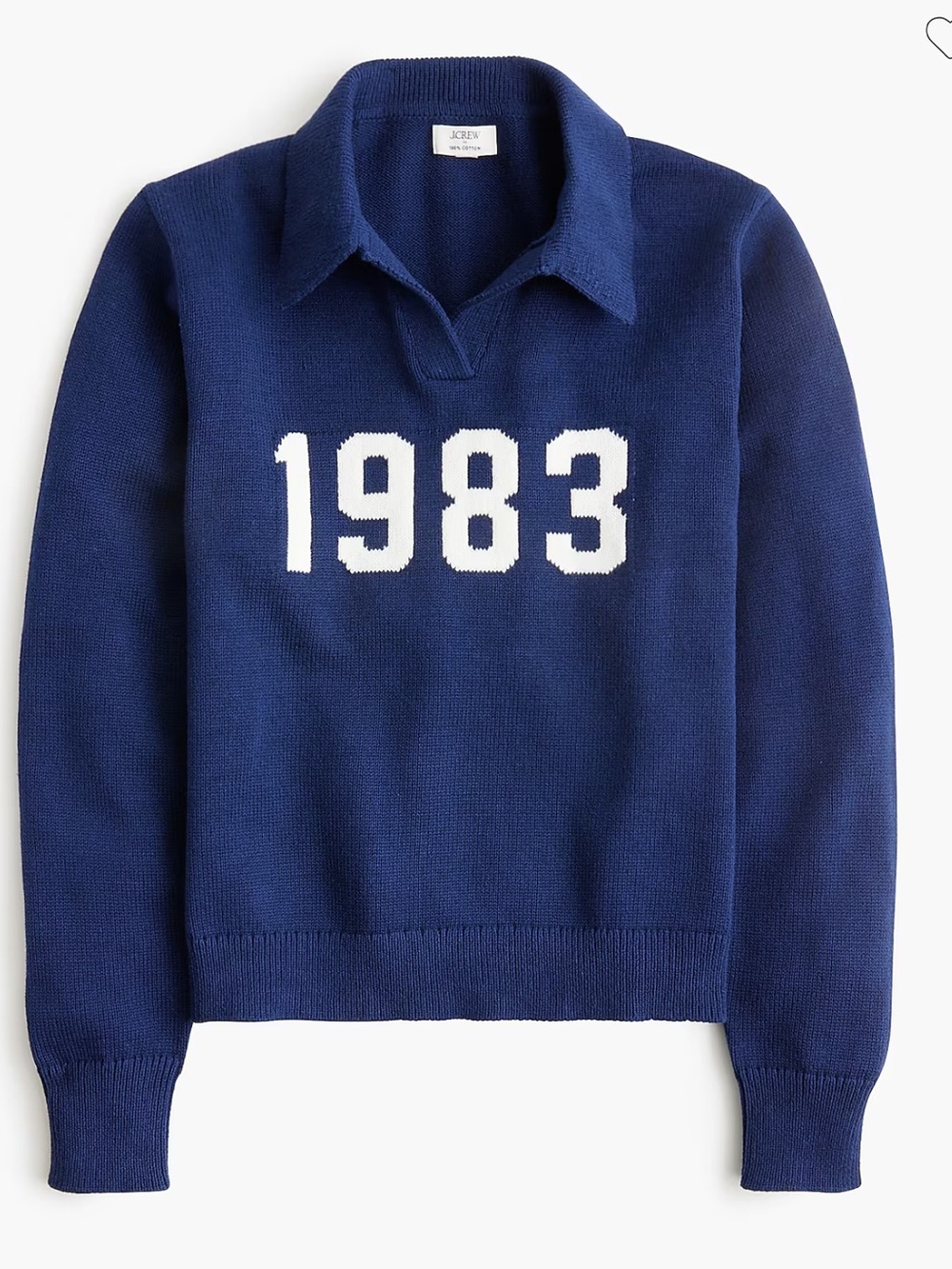 NWT J. CREW 1983 COTTON SWEATER. SOLD OUT EVERYWHERE…❤️RARE❤️